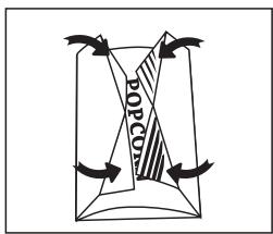 SHARP R242W - Viktig information om mikrovågspopcornfunktionen: - 1