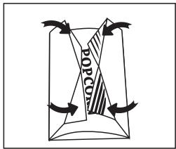 SHARP R242W - Belangrijke informatie over de popcorn-functie van de magnetron: - 1