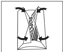 SHARP R242W - Wichtige Informationen über die Mikrowellen-Popcorn-Funktion: - 1