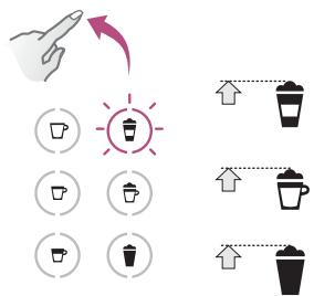 DELONGHI LATISSIMA TOUCH EN550.S - PROGRAMOWANIE ILOSCI NA POTRZEBY PRZYGOTOWANIA CAPPUCCINO-LATTE MACCHIATO-CIEPLEJ MLECZNEJ PIANK/ПРОГРAMMЮВАHи OБьEMA ДЯ KAPIУно-ЛATTE MAKяТО-ТорячEN MOLOЧНО ПЕКИ - 2