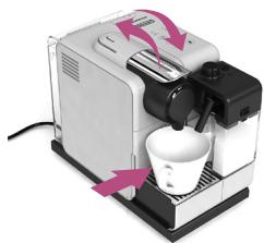 DELONGHI LATISSIMA TOUCH EN550.S - PRZYGOTOWYWANIE CAPPUCCINO-LATTE MACCHIATO-CIEPLEJ MLECZNEJ PIANKI/ПИГOTOBЛЕNHUE KAPIYUNHO-ДАТTE MAKЯTO-ТОРЯЧЕМОЛОЧОН ПЕКИ - 6