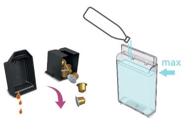 DELONGHI LATISSIMA TOUCH EN550.S - PROGRAMOWANIE ILOSCI NA POTRZEBY PRZYGOTOWANIA CAPPUCCINO-LATTE MACCHIATO-CIEPLEJ MLECZNEJ PIANK/ПРОГРAMMЮВАHи OБьEMA ДЯ KAPIУно-ЛATTE MAKяТО-ТорячEN MOLOЧНО ПЕКИ - 4