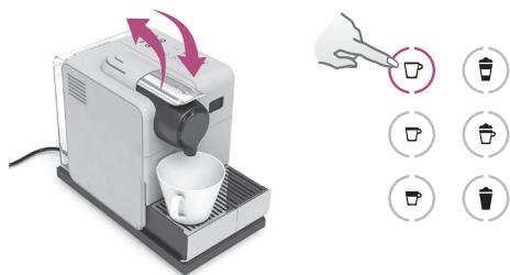 DELONGHI LATISSIMA TOUCH EN550.S - PROGRAMOWANIE ILOSCI NA POTRZEBY PRZYGOTOWANIA CAPPUCCINO-LATTE MACCHIATO-CIEPLEJ MLECZNEJ PIANK/ПРОГРAMMЮВАHи OБьEMA ДЯ KAPIУно-ЛATTE MAKяТО-ТорячEN MOLOЧНО ПЕКИ - 5