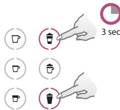 DELONGHI LATISSIMA TOUCH EN550.S - PRZYWRACanie ILOŚCI DO USTAWIEN FABRYCZNYCH/BOCCTAHOBJIENIE 3ABOДСКИX HACTPOEK OББEMA - 2