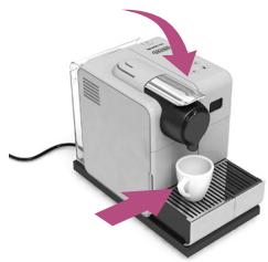 DELONGHI LATISSIMA TOUCH EN550.S - Réglage de la durée de l'eau, voir page 26 - 4