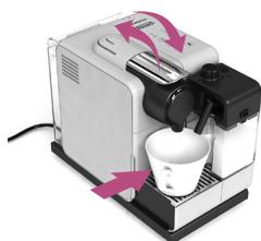 DELONGHI LATISSIMA TOUCH EN550.S - PRIPRAVA CAPPUCCINA-LATTE MACCHIATA-TEPLE MLECNPENY/ CAPPUCCINO-LATTE MACCHIATO-MELEG TEJHAB KESZITÉSE - 5