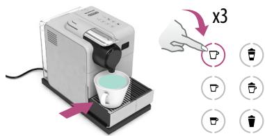 DELONGHI LATISSIMA TOUCH EN550B - Réglage de la durée de l'eau, voir page 26 - 1