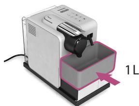 DELONGHI LATISSIMA TOUCH EN550B - Programmer la quantité de cappuccino-latte macchiato-mousse de LAIT chaud - 35