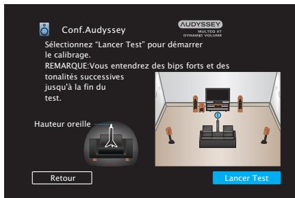 DENON AVR-X1300W - Sélectionnez "démarrer" et appuyez ensuite sur ENTER. - 1