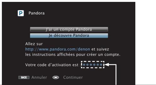 DENON AVR-X1300W - Appuyez sur ONLINE MUSIC. - 2