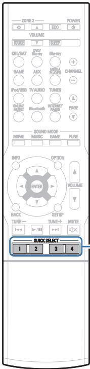 DENON AVR-X1300W - Fonction de sélection rapide plus - 1