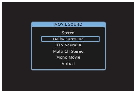 DENON AVR X4200W - Passage au mode audio - 1