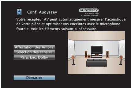 DENON AVR X4200W - Procedure pour les réglages des enceintes (Conf. Audyssey®) - 4