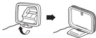 DENON AVR X4200W - Montage de l'antenne à boute AM - 2