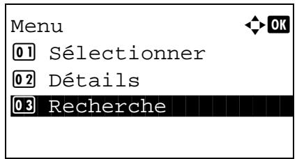 KYOCERA 2030 - Recherche dans le carnet d'adresses externe - 2