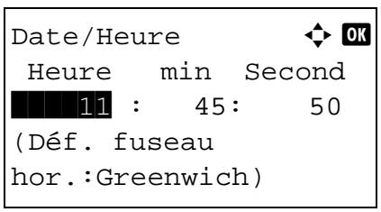 KYOCERA 2030 - Date/heure - 6