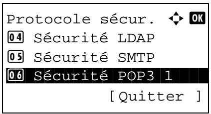 KYOCERA 2030 - Sécurité POP3 - 5