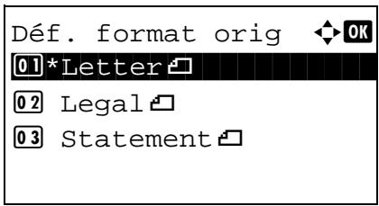 KYOCERA 2030 - Format d'original par défaut - 4