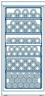 HAIER WS151GDBI - Nom des éléments de la cave à vin - 3