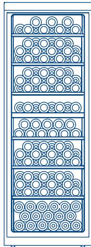 HAIER WS151GDBI - Nom des éléments de la cave à vin - 4