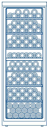 HAIER WS151GDBI - Nombres de componentes de la bodega - 4