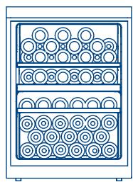HAIER WS151GDBI - Nazwa elementów chłodziarki - 2