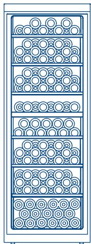 HAIER WS151GDBI - Names of Wine Cellar Components - 4