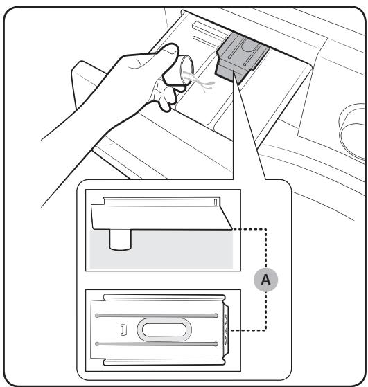 SAMSUNG WD80J5430AW - Pour mettre des agents de lavage dans le tiroir à lessive - 2