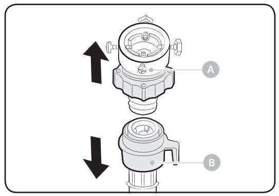 SAMSUNG WD80J6A10AW - ETAPE 4 - Raccordez le tuyau d'eau - 1