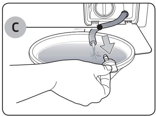 SAMSUNG WD80J6A10AW - Vidange d'urgence - 3
