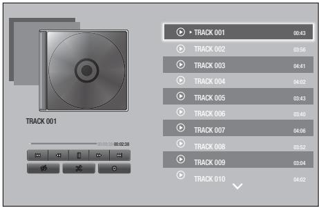 SAMSUNG BD H6500 - Ripetizione delle traccé di un CD audio - 1