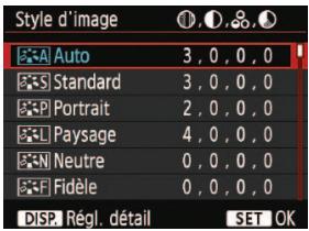 CANON EOS 1200D - Style d'image\* - 1