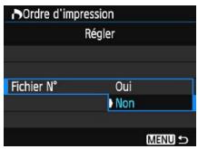 CANON EOS 1200D - Réglez l'option souhaitée. - 3