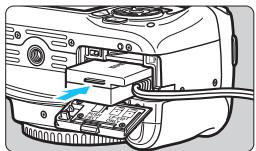 CANON EOS 1200D - Branchez l'adaptateur secteur. - 1