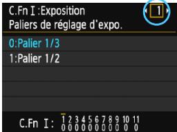 CANON EOS 1200D - Réglage des fonctions personalisées - 2