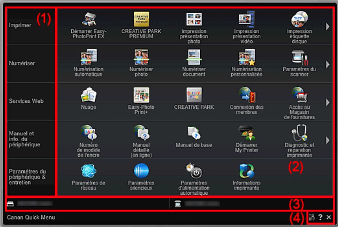 CANON PIXMA PRO-100 S - Menu principal - 2
