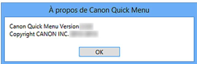 CANON PIXMA PRO-100 S - Vérification de la version - quick menu - - 4