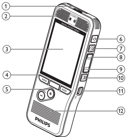 PHILIPS POCKET-MEMO DPM6000 - Présentation du produit - 1