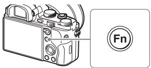 SONY ALPHA 7 - Wybór funkcjwi wykorzystujacej przycisk Fn (Funkcja) - 1