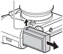 SONY ALPHA 7 - Pour retirer la batterie - 1