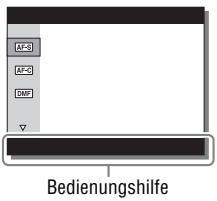 SONY ALPHA 7 - So legen Sie die individuellen Einstellungen auf dem dedizierten Bildschirm fest - 1
