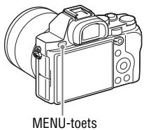 SONY ALPHA 7 - De datum/tijd en het gebied opnieuw instellen - 1