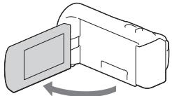 SONY HDR PJ330 - Mise sous tension - 1