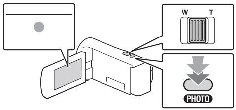 SONY HDR PJ330 - Ouvrez l'écran LCD et appuyez sur START/STOP pour commencer à enregistrer. - 4