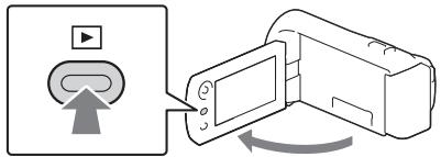 SONY HDR PJ330 - Ouvrez l'écran LCD et appuyez sur start/stop pour commencer à enregistrer. - 4