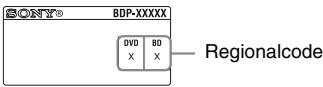 SONY BDP S6500 - Regionalcode (nur BD-ROM/DVD-VIDEO) - 1