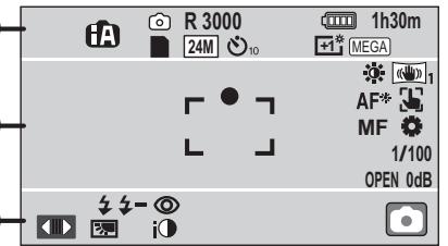 PANASONIC HC-V750 - Indicateurs d'enregistrement - 1