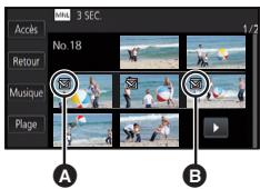 PANASONIC HC-V750 - Pour sélectionner la partie d'une scène - 1