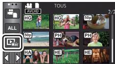 PANASONIC HC-V750 - Touchez la scène ou l'image fixe à dire. - 1