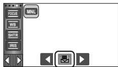 PANASONIC HC-V750 - Pour paramétrer la balance des blancs manuellement - 1